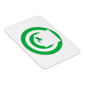 Zielscheibe mit Notizzettel マグネット (右側)