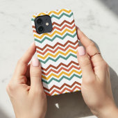 Zig Zag Boho Groove Phone Case – Modern, Trendy iPhoneケース