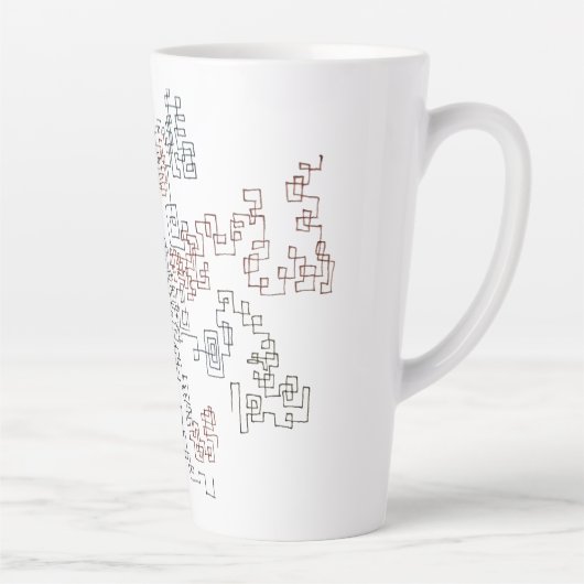 Zig Zag Doodlebug latte mug カフェラテマグ (右)