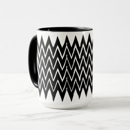 Zig Zag Mug, Mug Gift マグカップ (正面左)