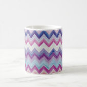 Zig Zag Pastel Multicolors コーヒーマグカップ (中央)
