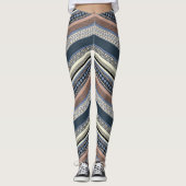 Zig Zag Pattern Leggings レギンス (正面)