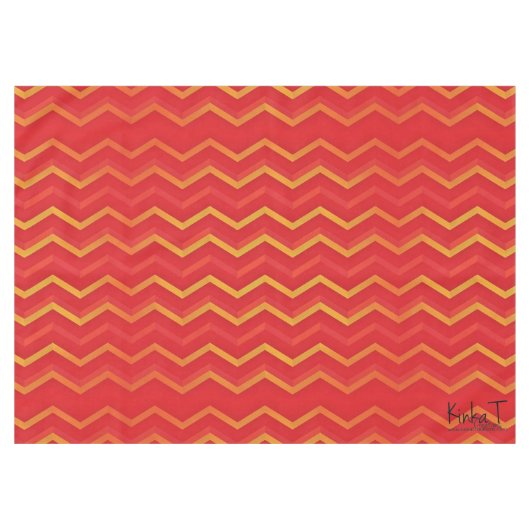 Zig Zaggers テーブルクロス (正面(横))