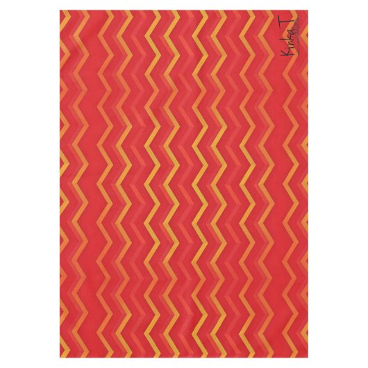 Zig Zaggers テーブルクロス (正面)