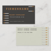 zigaretten 名刺 (正面/裏面)