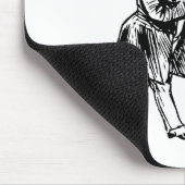 Zigarre auf Räder cigar on wheels マウスパッド (コーナー)