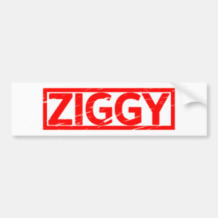 Ziggyのスタンプ バンパーステッカー