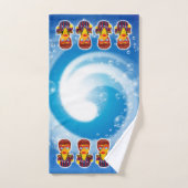 ZIGGY STARDUCKのゴム製アヒルのBathタオル バスタオルセット (ハンドタオル)