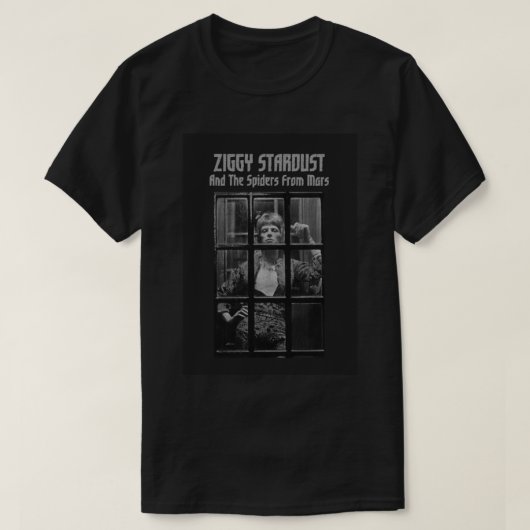 Ziggy Stardust and the Spiders from Mars Photograp Tシャツ (デザイン正面)