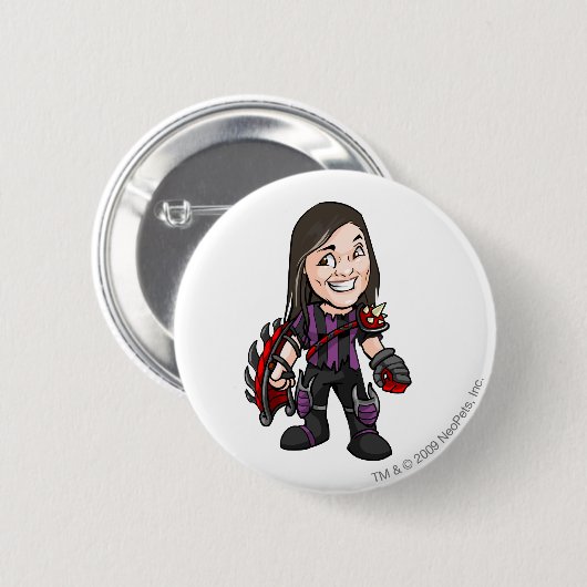 Ziggytron Dariganの砦のスタッフプレーヤー 缶バッジ (正面&裏面)