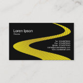 ZigZagパス – シンバルパス – 黒 名刺 (裏面)