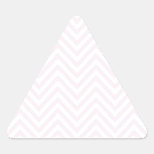 ZigZagパーソナル化可能なパターン背景テンプレート 三角形シール (正面)
