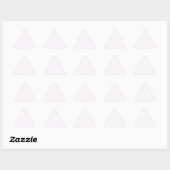 ZigZagパーソナル化可能なパターン背景テンプレート 三角形シール (シート)