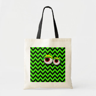 ZIGZAG eYe MONSTER : GReeN トートバッグ