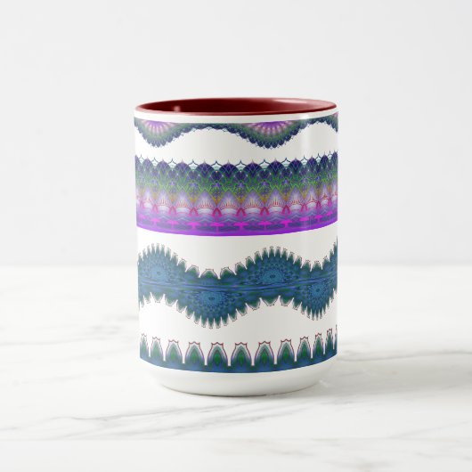 Zigzag Pattern Coffee Mug マグカップ (中央)