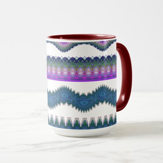 Zigzag Pattern Coffee Mug マグカップ (正面右)