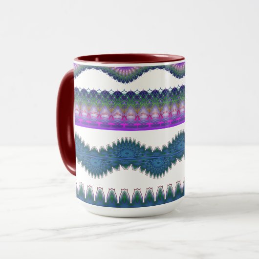 Zigzag Pattern Coffee Mug マグカップ (正面左)
