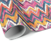 Zigzagsとの活発なトリアはっきりしたルプリント,ストライプ ラッピングペーパー (ロールコーナー)