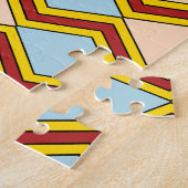 Zigzags and Diamonds Abstract Art ジグソーパズル (側面)