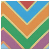 ZIGZIGGパターン – 色付き+アイディア ファブリック (クローズアップ)