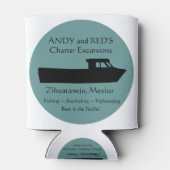 Zihuatanejoチャーターボート 缶クーラー (裏面)