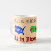 Zika in Blood 101日Mug by RoseWrites コーヒーマグカップ (正面左)