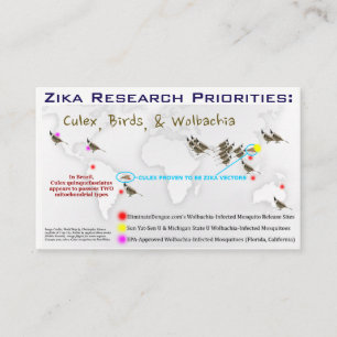 Zika Research Priorities Biz Card by RoseWrites 名刺