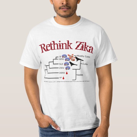Zika Shirt by RoseWritesを再考 Tシャツ (正面)