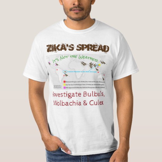Zika's Spread Shirt by RoseWrites Tシャツ (正面)