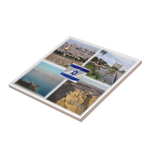 zIL006 TEL AVIVエルサレム，イスラエル， タイル (側面)