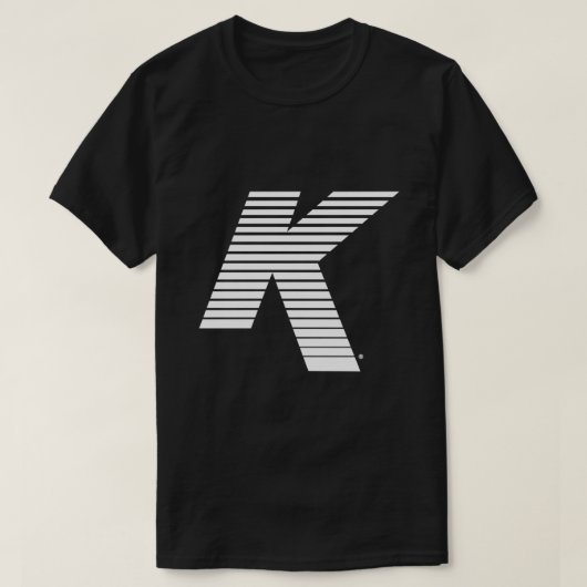 Zildjian Kロゴ、ホワイトインククラシックのTシャツ Tシャツ (デザイン正面)