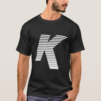 Zildjian Kロゴ、ホワイトインククラシックのTシャツ Tシャツ