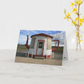 Zillah Teapot Domeの給油所 カード (黄色い花)