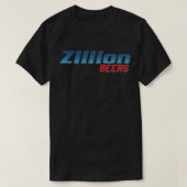 Zillion Beers Natty Light Sticker Tシャツ (デザイン正面)