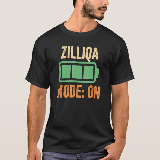 Zilliqaモードオン暗号 Tシャツ (正面)