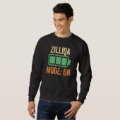 Zilliqaモードオン 暗号通貨 スウェットシャツ (正面フル)