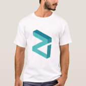 zilliqaロゴCrypto zil Altcoin Tシャツ (正面)