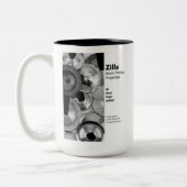 Zills: あなたの指先の音楽-飲料のための…! ツートーンマグカップ (左)