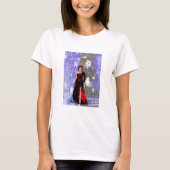 Zima I LeeMariie's クリエイティブなデザイン Tシャツ (正面)