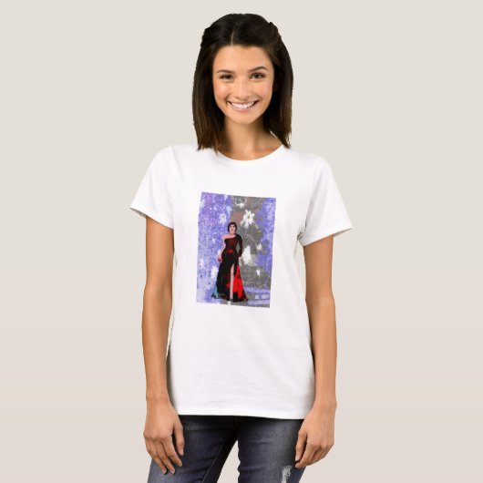 Zima I LeeMariie's クリエイティブなデザイン Tシャツ (正面フル)