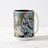 ZIMADのコーヒー・マグ ツートーンマグカップ (正面右)