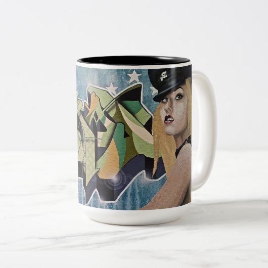 ZIMADのコーヒー・マグ ツートーンマグカップ (正面右)