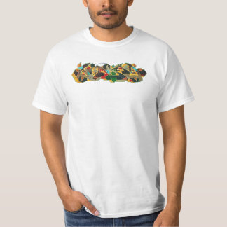 zimadの落書きのワイシャツ tシャツ