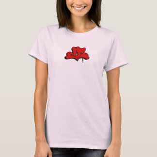 ZIMADの赤い泡Zワイシャツ Tシャツ
