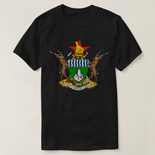 ZIMBABWE COAT OF ARMSTShirt Tシャツ (デザイン正面)