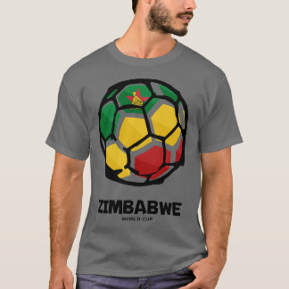 Zimbabwe Country Flag Tシャツ