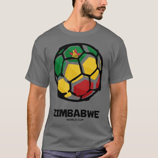 Zimbabwe Country Flag Tシャツ (正面)