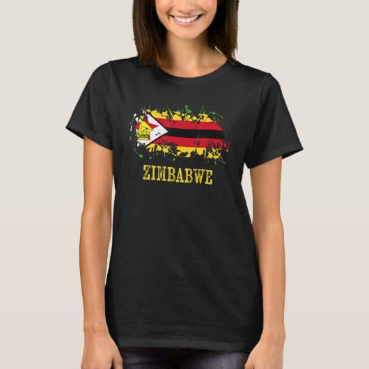 Zimbabwean enthusiasts for Zimbabwe and Zimbabwe Tシャツ (正面)