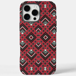 Zimbabwean Retso African Retro Mudcloth Print iPhone 16 Pro Maxケース