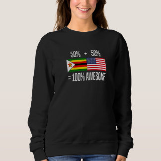 Zimbabwean Roots Zimbabwe Zimbabwean American スウェットシャツ